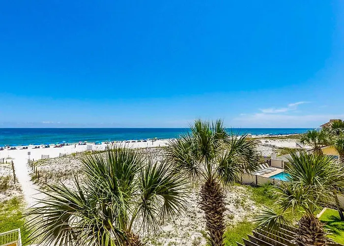 Sunny Gulf-front With Private Balcony Shared Outdoor Pool Great Views Holiday home Gulf Shores