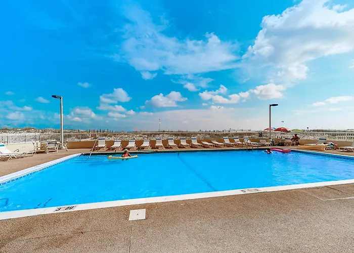 Sunny Gulf-front With Private Balcony Shared Outdoor Pool Great Views * Gulf Shores